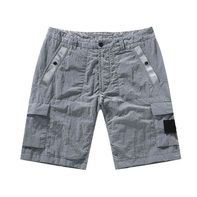 cp topstoney konng gonng style shorts of brand brand in summer metal nylon casual loose shorts quick drying beach pant