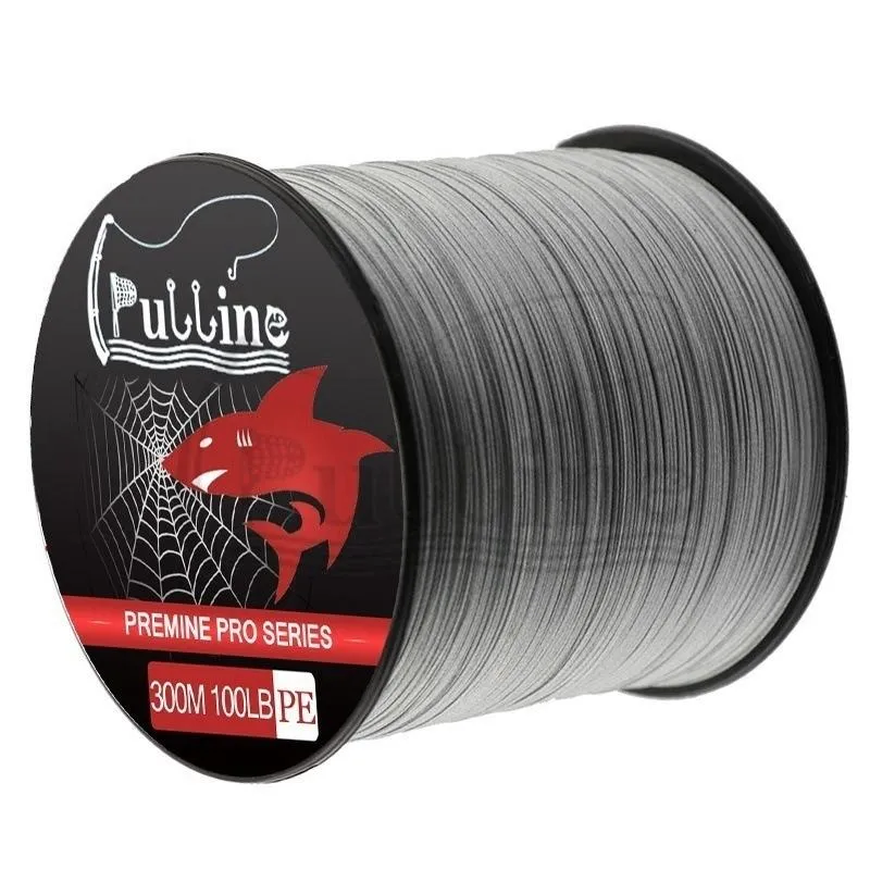 Braid Line 300M Super Strong 4 Strands PE Braided Wire Fishing 0.10mm-0.60mm 6-100LB Multifilament Smooth Fo Carp