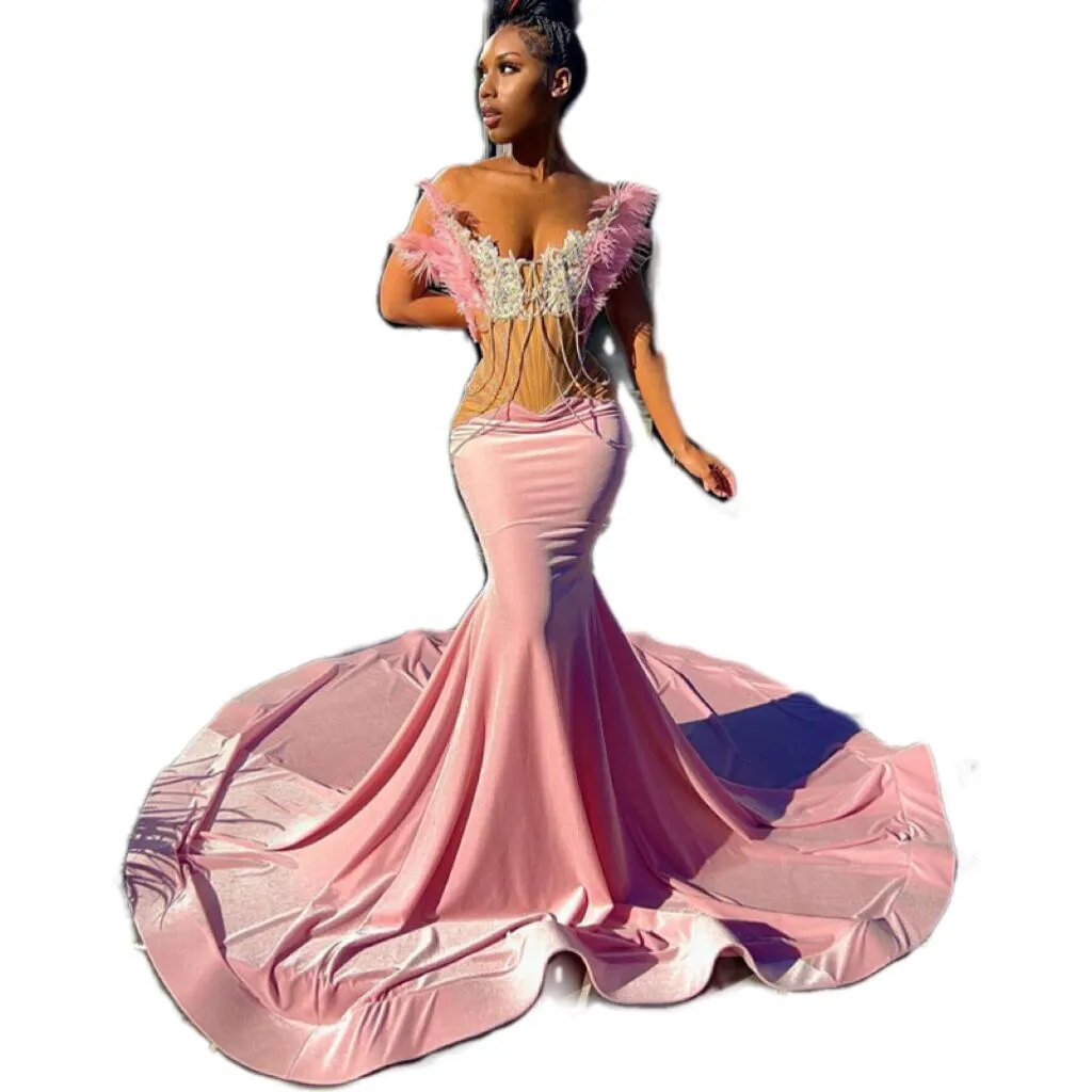 Robe De Bal Sirène Rose Satin Mori Lee - Taille 4, Dos Nu, Avec Perles, Pour Soirée
