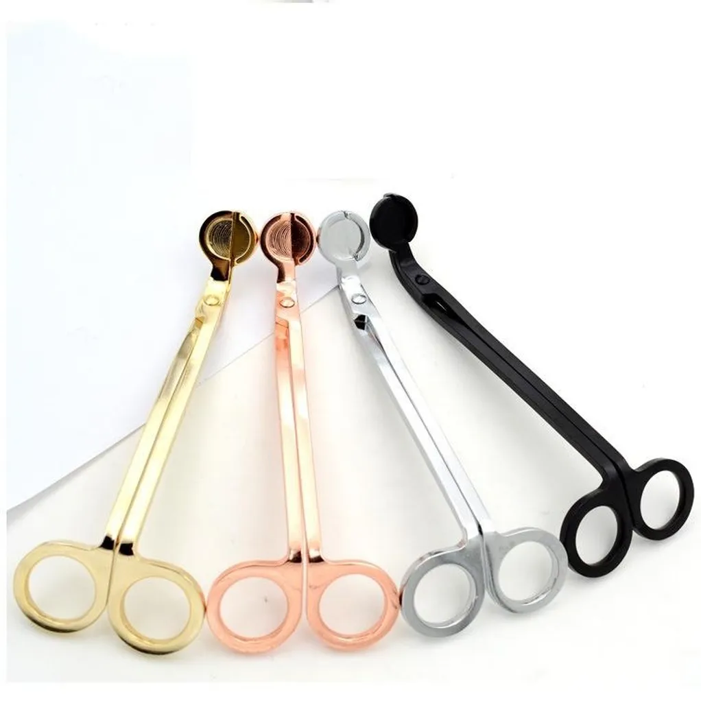 Candle Wick Trimmer Cutter Stainless Steel 6.9 Inch Oil Lamp Candle Accessories Trimmer Scissors Cutter Snuffer Tool Hook Clipper 51