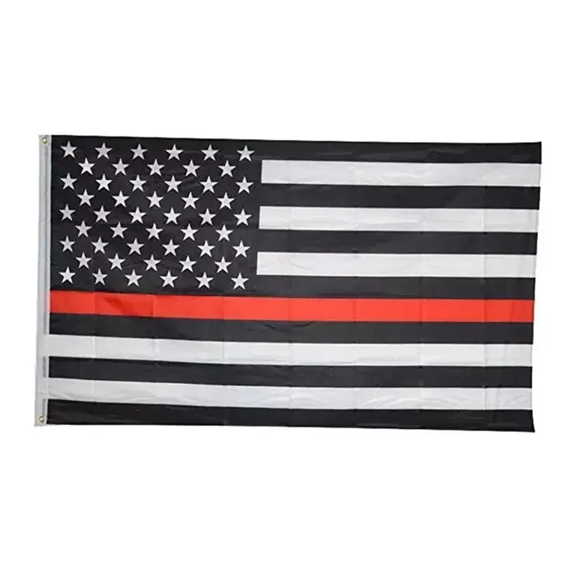 90*150CM American Flags Blue Stripe Police Flag United States Stars USA US Of America