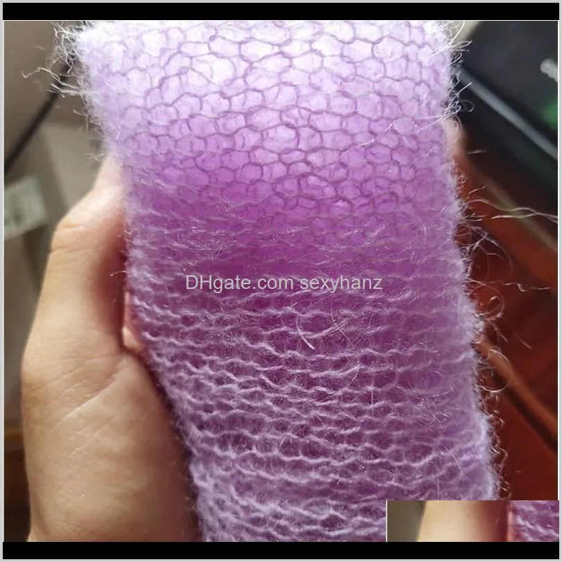 500meter/group of high quality wool mohair wool winter scarf shawl sweater thread diy hand-knitted color threa qylhmw