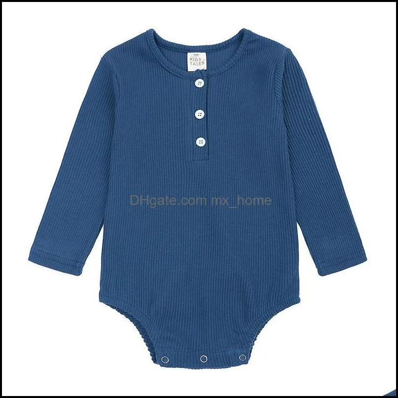 INS Baby Kids Boys Girls Knitted Rompers Long Sleeve Autumn Spring Newborn Jumpsuits Climb Cloths Bodysuits Onesies