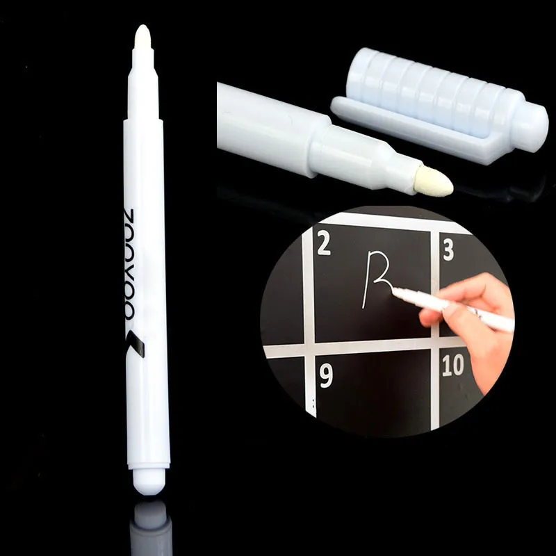 Height Measurement Stickers White Liquid Chalk Pen Erasable