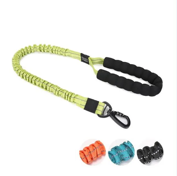 Pet Dog Puppy Elastic Traction Nylon Walking Rope Collar Belt Bröst Back Leashes Portable 4 färger 10st