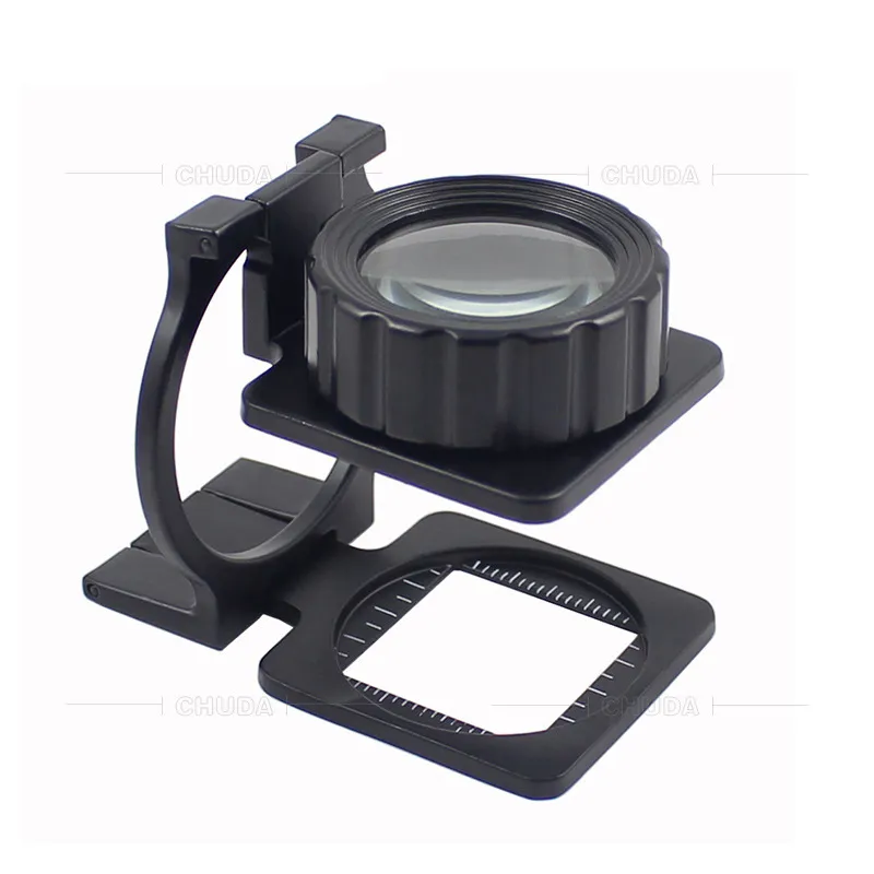 Grossissement 15x Microscope Loupe Lampe Loupe LED Illuminé Imprimantes Loupes Loupe Testeur De Lumières