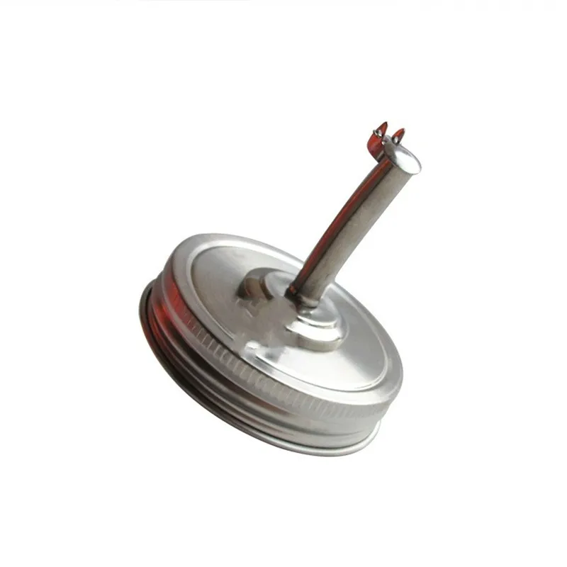 70mm Mason Jar Lid Stainless Steel Leak Prevention Sauce Bottle Cap Kitchen Accessories Hot Sale 5 2yt UU