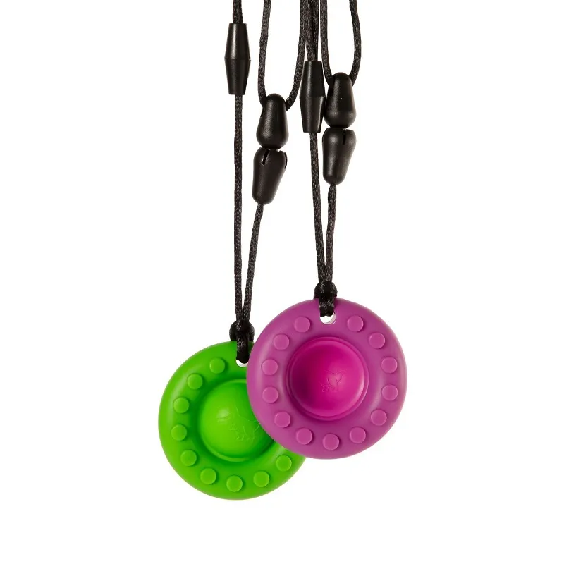 FABRIC AND SILICONE chewlery chew Necklace Sensory Stim Fidget ADHD Autism  £12.99 - PicClick UK