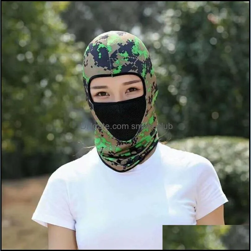Sunscreen Cycling Masks Outdoor Sport Head Cover Net Yarn Ventilation Caps Comfort Fashion Face Gini 6 5fx Ww