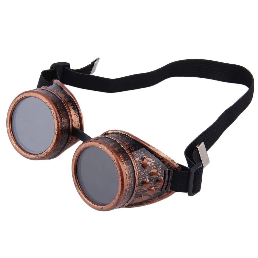 Профессиональный Cyber ​​Goggles Steampunk Очки Старинные Сварочные Солнцезащитные Очки Викторианские Солнцезащитные очки Викторианские