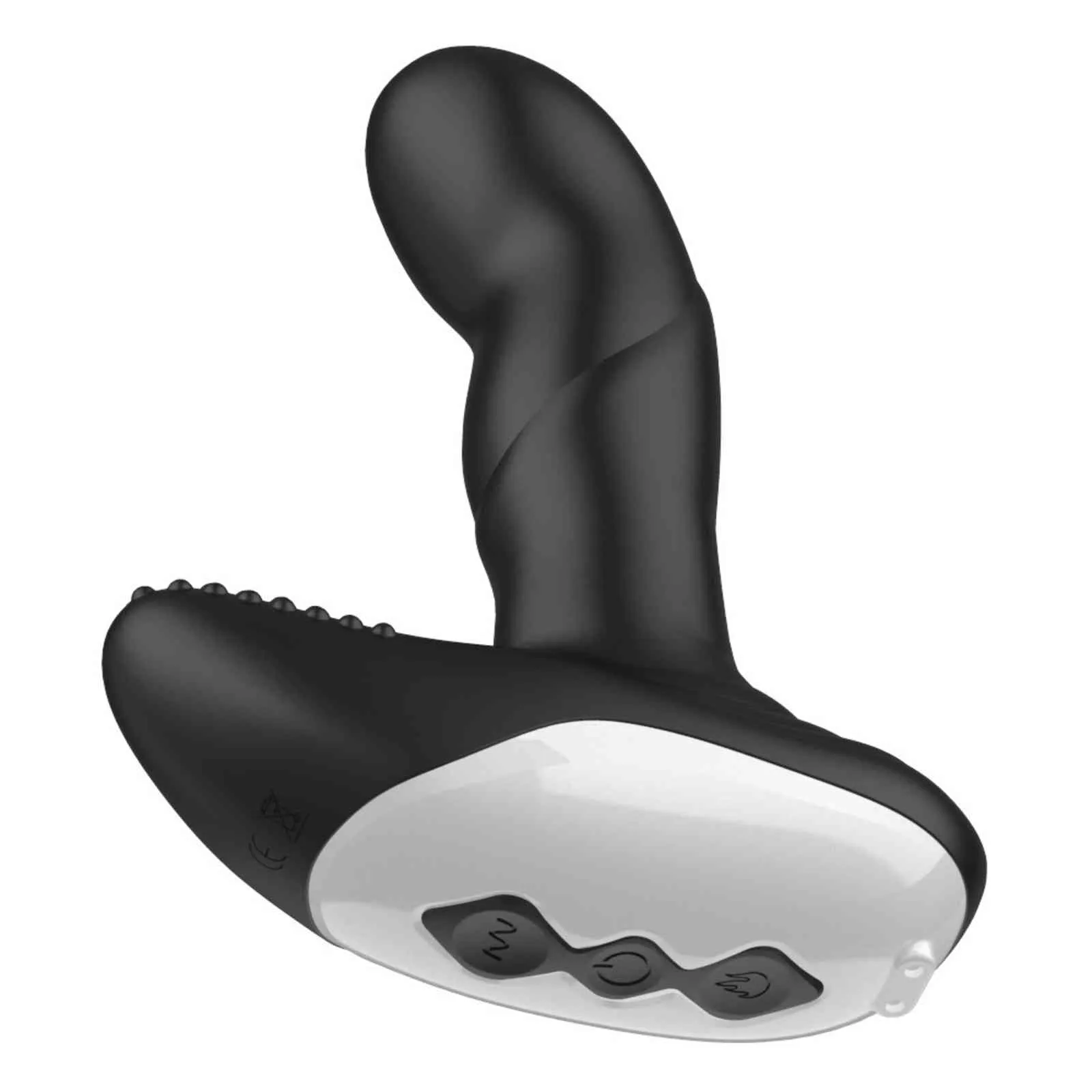 Male prostate massage vibrator with remote control, silicone anal  masturbator, 135x120x40mm, 16+3 vibration modes, rechargeable battery from  Dhgate Anal Toys - price 57.57