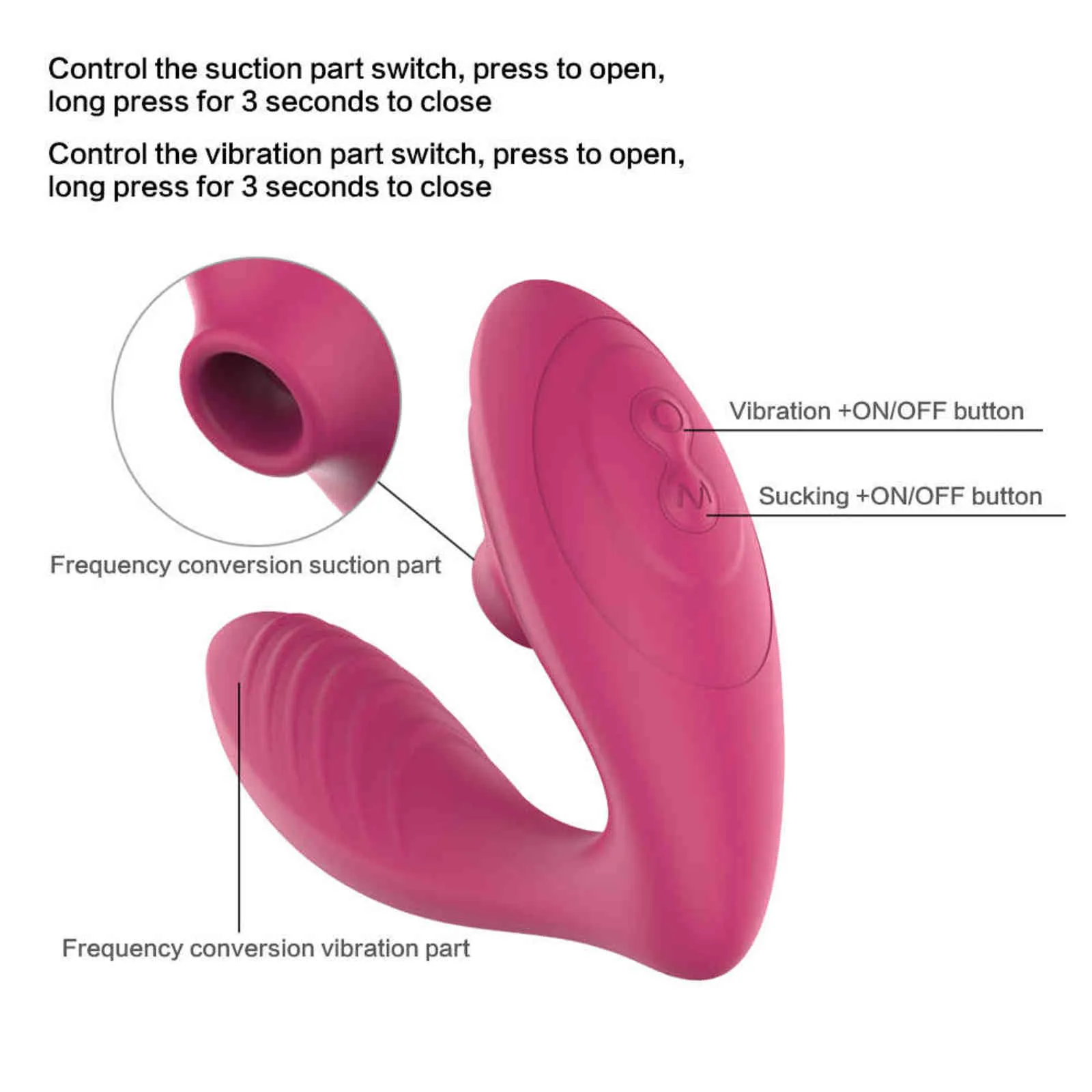 Clit Sucking Vibrator G Spot Clit Dildo Vibrators Clitoris Stimulator With 10 Speeds Vibrating Sex Toys For Woman Adult Sex Shop (1)