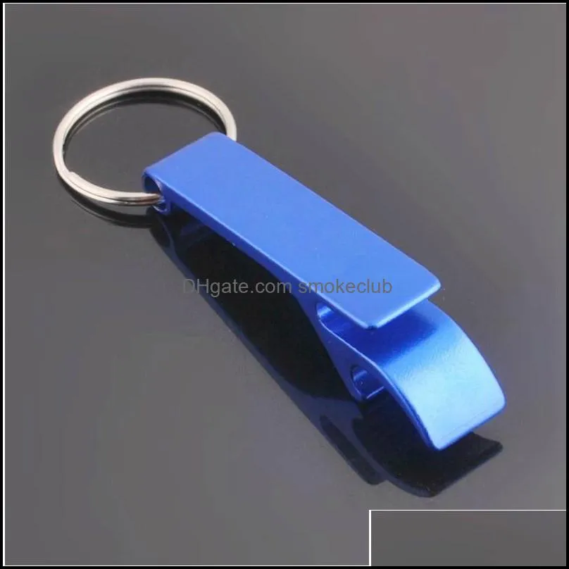 Portable 4 in 1 Bottle Opener Key Ring Chain Keyring Keychain Metal Beer Bar Tool Claw Gift