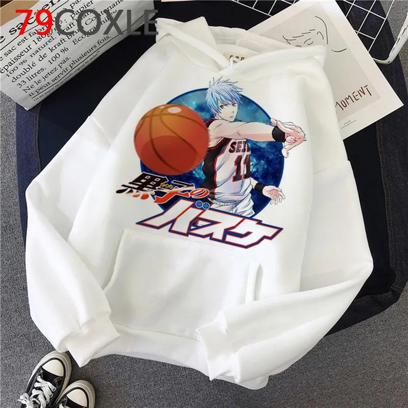 Kuroko No Basket Felpe con cappuccio Anime da uomo stampato Ulzzang 2021 Abbigliamento da uomo Hoddies Felpe da uomo Corea Corea