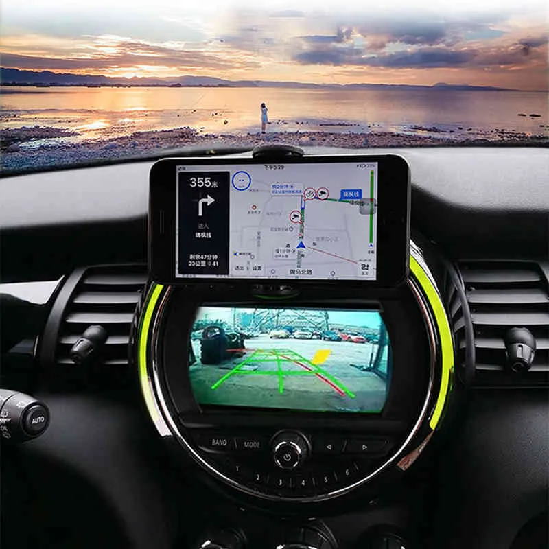 Auto Navigationshalter Halterung WLAN Lade Telefonbasis Für Mini Cooper One  S JCW D F55 F56 F60 Countryman Zubehör Von 64,06 €