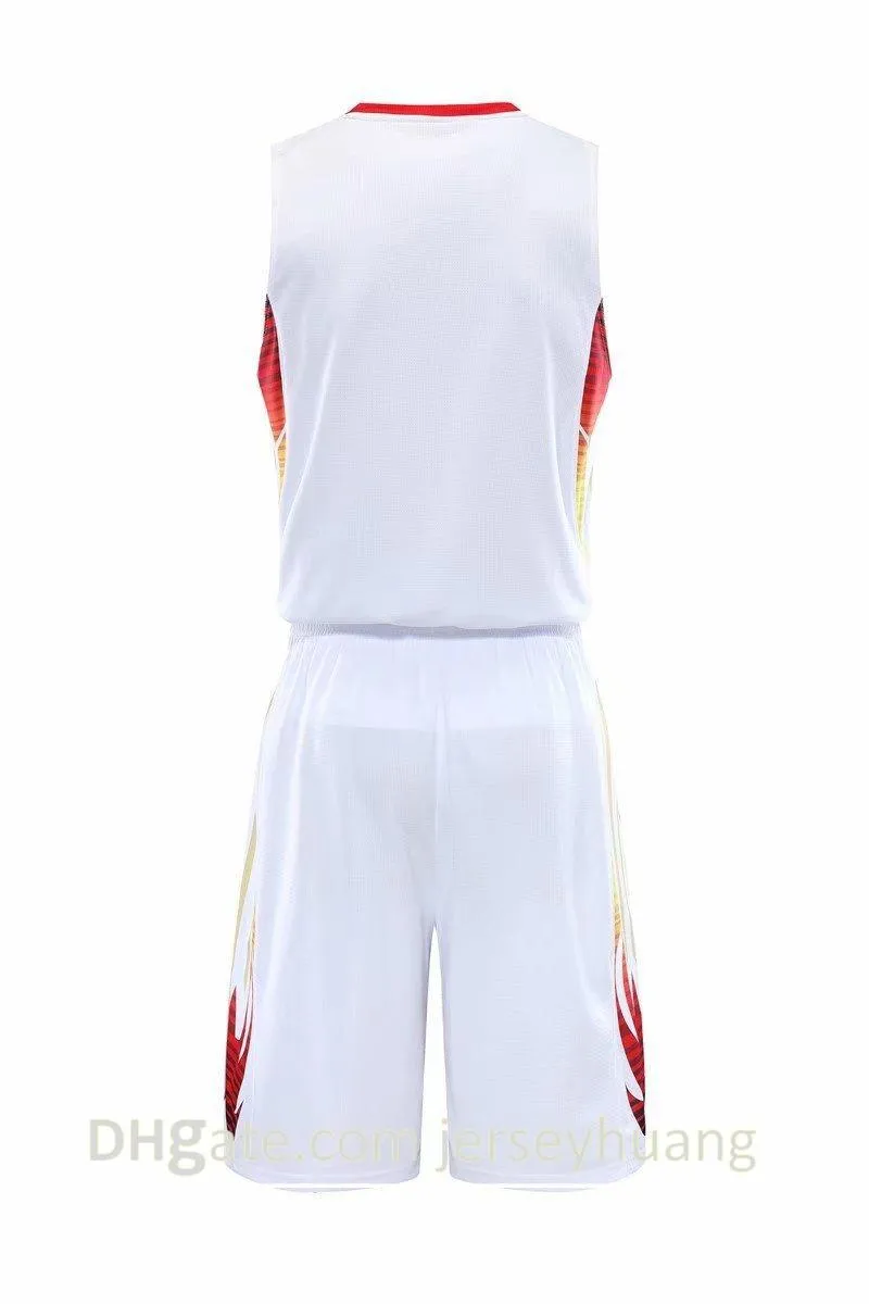 Ensembles de basket-ball d'entraînement pour hommes bon marché avec des uniformes de shorts maillots de basket-ball réversibles pour les kits de look à la maison et à l'extérieur Sports A33-8