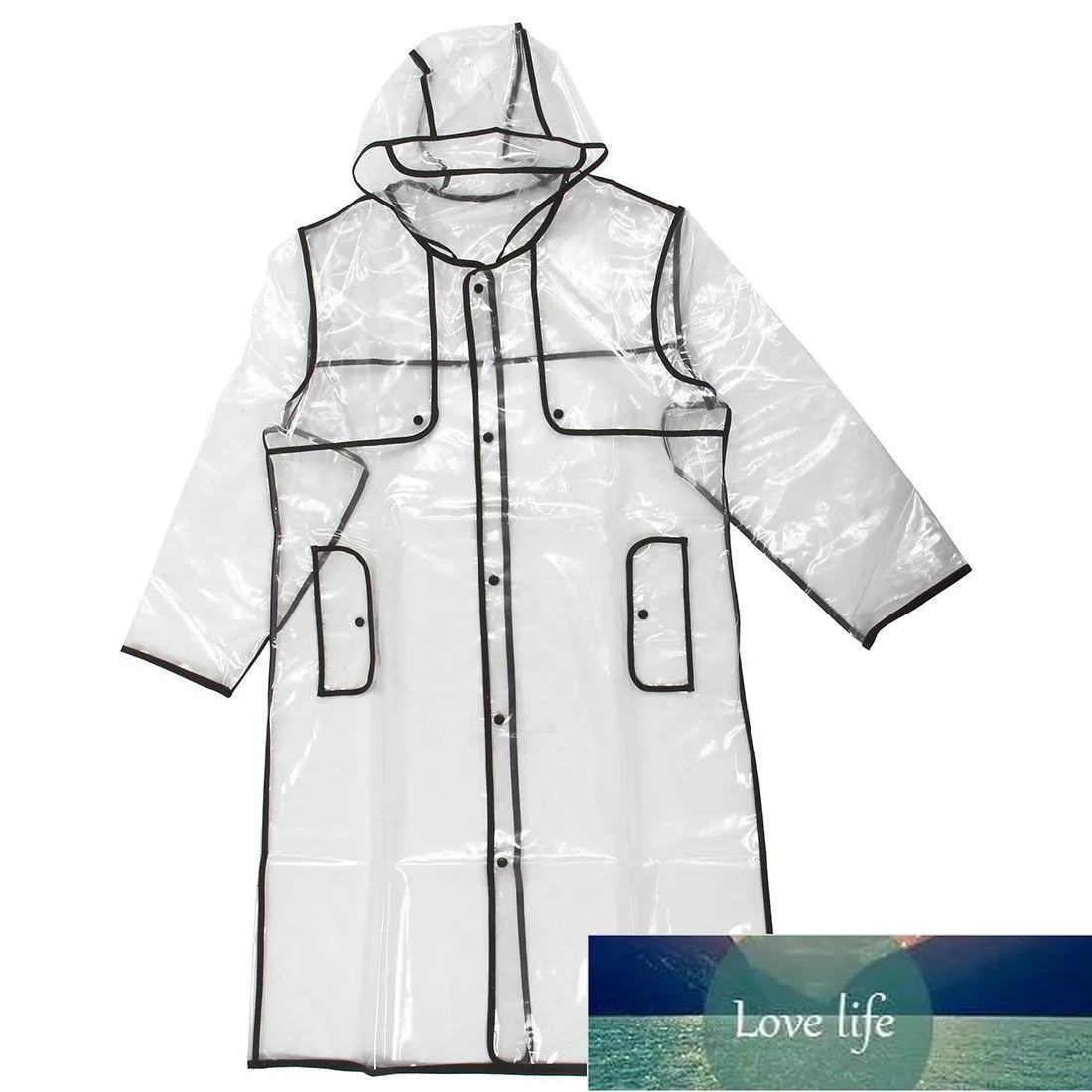 imperméable transparent eva pour femmes, manteau de pluie imperméable pour voyage en plein air, prix usine, conception experte, qualité, dernier style, statut d'origine