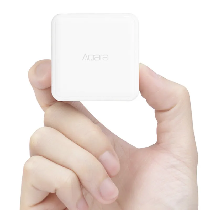 Version Zigbee du capteur de contrôleur de cube magique Aqara d'origine contrôlée par six actions pour le fonctionnement de l'appareil domestique intelligent avec l'application Mijia