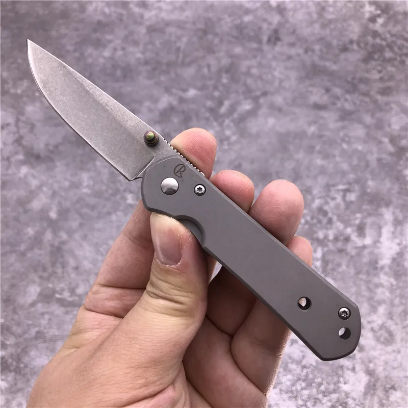 Chris Reeve Mini Sebenza 21 Version rentable Couteau pliant de poche 7CR13MOV Blade en acier lame de la lame Camping Outdoor Ed1096538