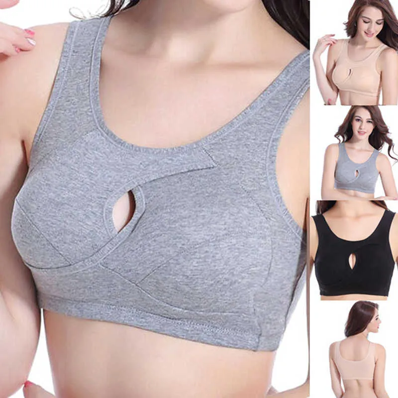 Womens Seamless Pregnant Nursing Bra Yoga Sleeping Bralette 100% Breathable,Buttery-soft Comfortable soutien gorge allaitement Y0925