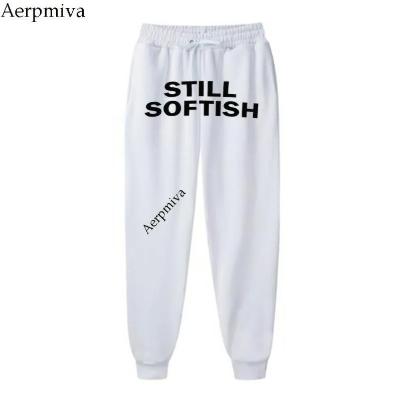 Kvinnliga män Fashion Quality Fleece Trousers Still Softish Jogging Pants Hip Hop Streetwear Sweatpants Men's 34