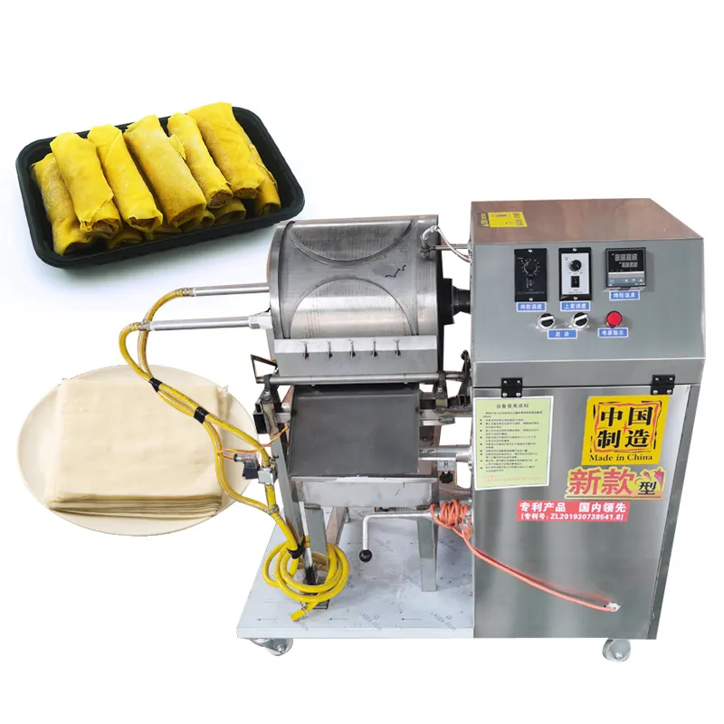 ガス暖房メラレウカケーキマシンスプリングロールペストリーカスタマイズ可能なdumplingスキンマシン