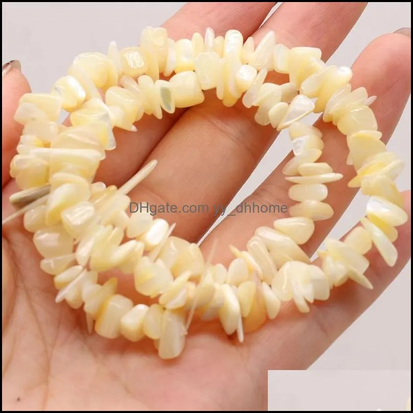 Other 8-15mm Natural Freshwater Shell Gravel Bead Irregular Loose Spacer Beaded For Women Jewelry Making DIY Bracelet Necklace