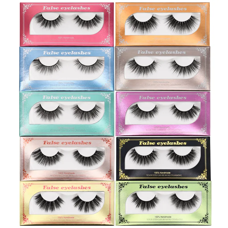 5D False Wimper Groothandel Mink Eyelashes Natuurlijke lange wimpers Zachte Faux Cils Lash Extension Make-up Tools