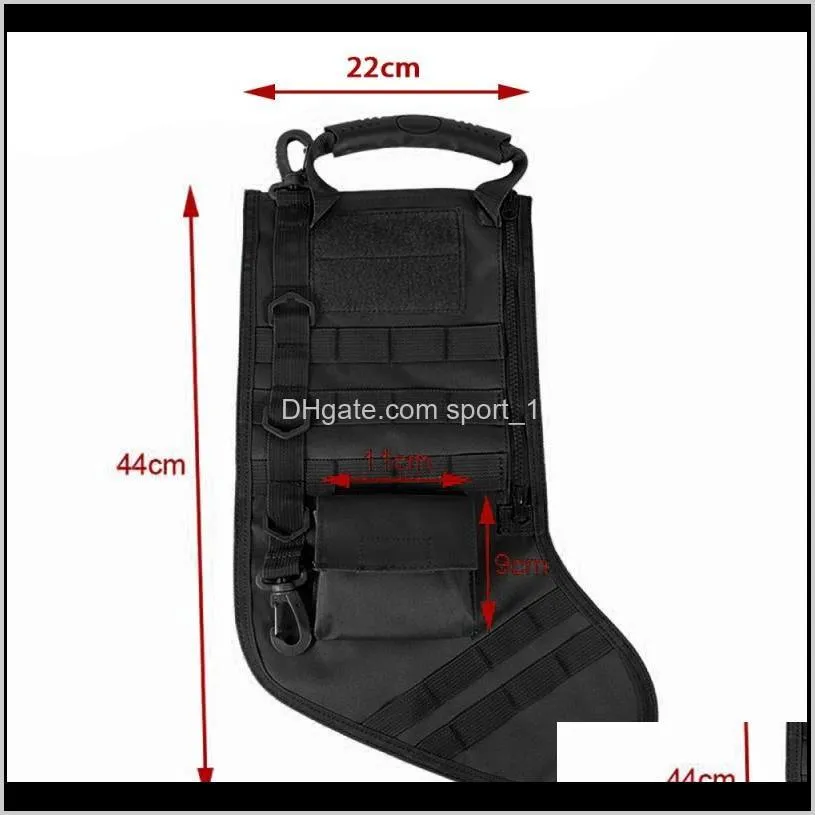 hanging tactical molle father christmas stocking bag dump drop pouch utility storage bag military combat hunting magazine pouch