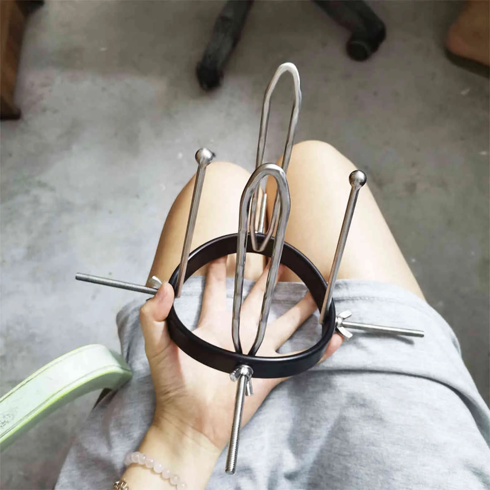 NXY Metal cervical dilators Cockring for Extreme BDSM Prostate Massage and  Anal Pleasure - Vagina Extender and Prous Speculum Expansion Sex Toy for  Men 1123 1124