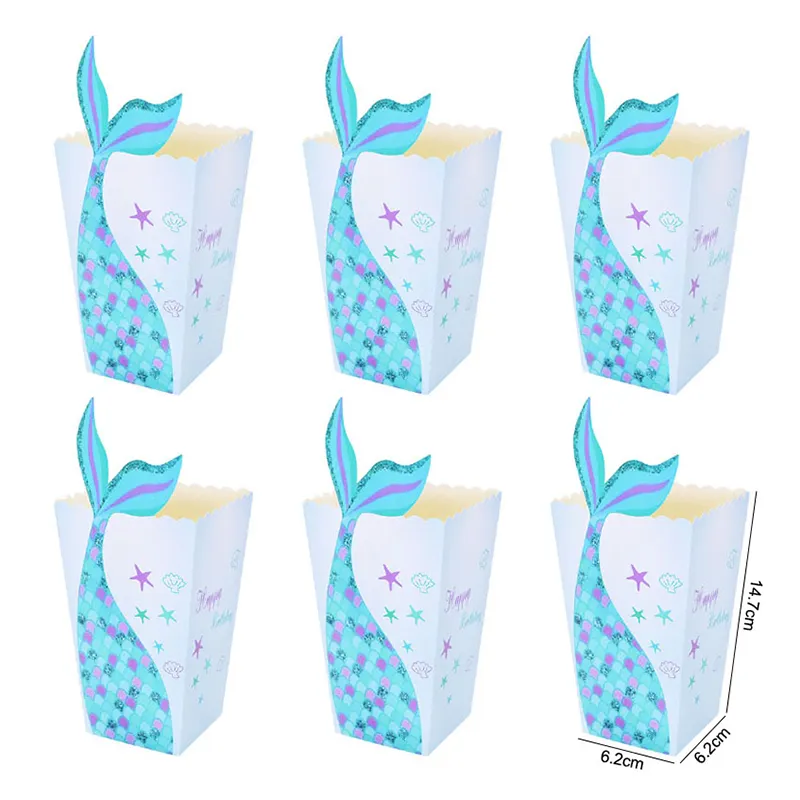 Mermaid Tail Paper Candy Boxes Popcorn Gift Bags... From Cat11cat, $17. ...
