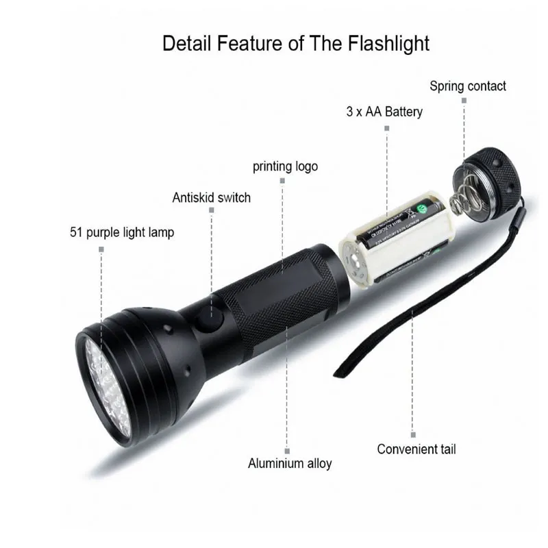black light flashlight bulb ADJ American DJ 400-Watt Replacement UV Lamp for UV Cannon  Solotech mainly black 365 NM Blacklight UV ergonomical