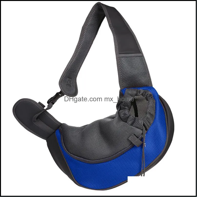 Pet Dog Sling Carrier Tote Breathable Mesh Outdoor Travel Safe Handbag Shoulder Bag For Dogs Cats JK2012PH