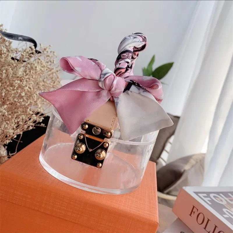 Designer Luxury Handbags Purses: Transparent Box Fashion Womens