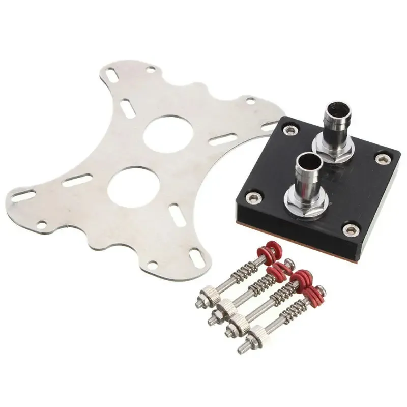 50mm koperbasis CPU Water Koeling Blok Waterblock G1 / 4 Draad voor Intel AMD XEON