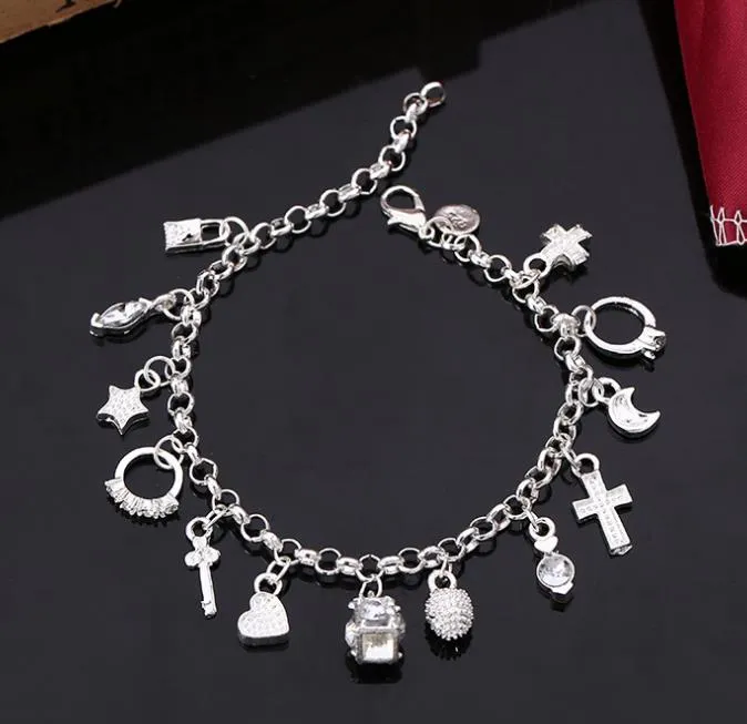 Ocean Lovers - Genuine Rare Sea Glass Premium Charm Bracelet With Sealife  Charms (SCB23-04)