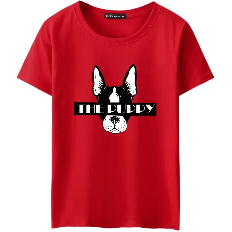 T-shirt uomo moda estiva quindicina uomo t-shirt manica corta divertente stampa animale cartone animato cane casual cool maglietta homme 5xl 210518