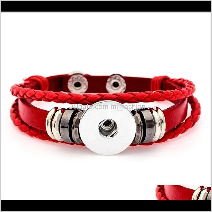 bracelets snap button bracelets 23cm couple ginger snap bracelet 4 styles fit 18mm noosa chunks button valentine`s gift 2475