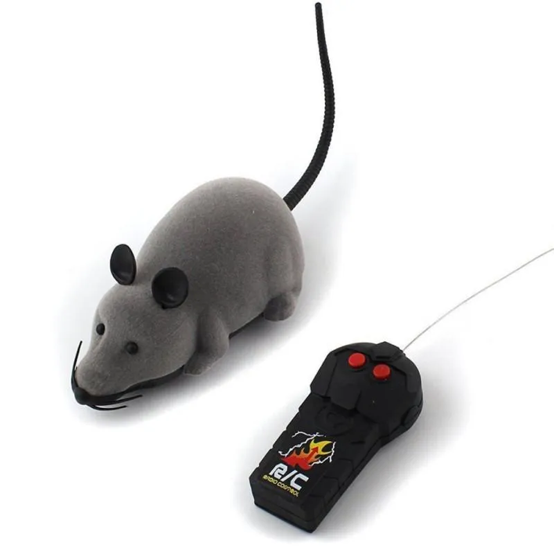 猫のおもちゃペット猫ワイヤレスリモートコントロールマウス電子rcマウスおもちゃのおもちゃです1950