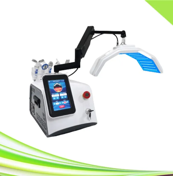 7 colors rf galvanic microcurrent face toning pdt led light therapy skin rejuvenation pdt machine