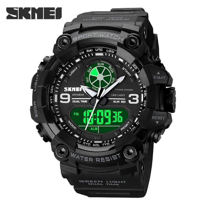 SKMEI Militär Army Män Armbandsur Vattentät Sport Klockor Mode Digital Quartz Watch Män Klocka Relogio Masculino Montre G1022