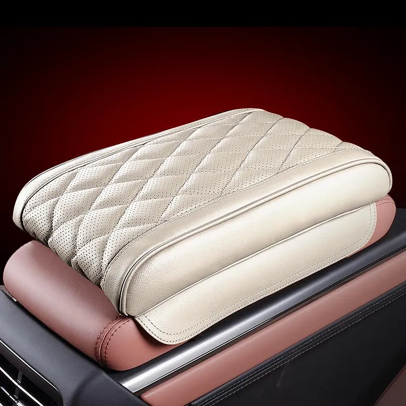 Seat Cushions SPORTME Car Accessories Leather Armrest Box Heightening Pad Universal Auto Interior Parts Center Console Aremrests Cushion
