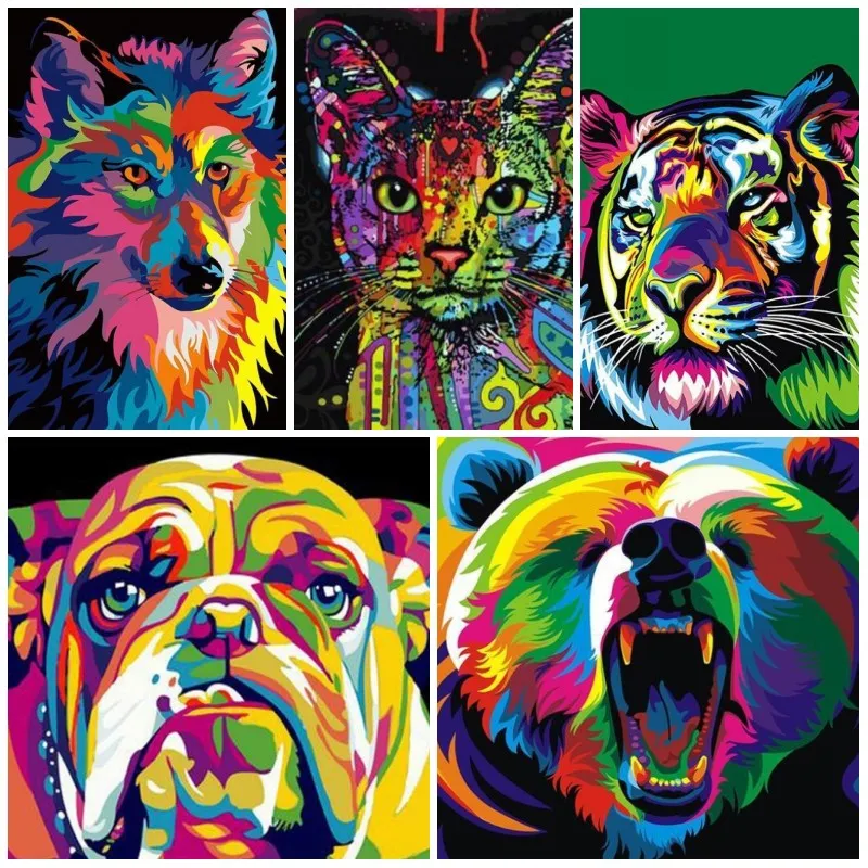 Cat Diamond Painting Kit For Adults 5d Diamond Art Kit Animal Rhinestone  Painting Gift For Home Wall Decoration