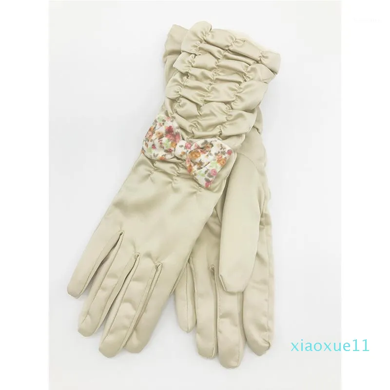 Five Fingers Gloves Flyber Doble diseño elegante Sólido Screen Screen Winter Warm Soft Muñeco Mittens Full Finger 2021 Moda Guantes Mujer1