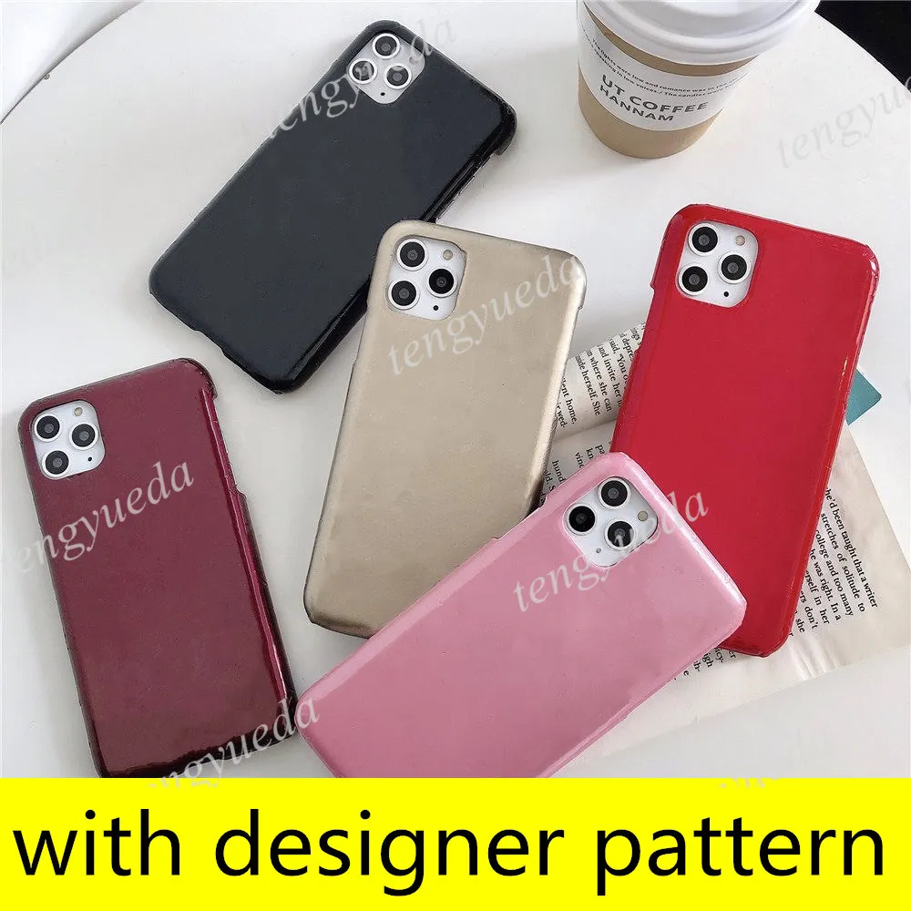 Fashion Designer Phone Cases for iphone 15 15pro 14 14pro 14plus 13 13pro 12 12pro 11 pro max XS XR Xsmax Embossed Patent Leather Small Pattern Case with Samsung S22 S23