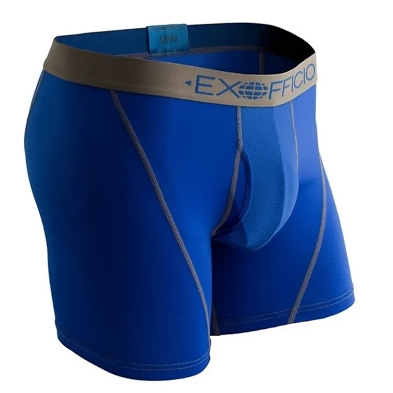 Ex officio exfoficio homens esportes malha 6 "boxer secagem rápida de secagem respirável homens underwear apertado EUA tamanho S-XXL 210730