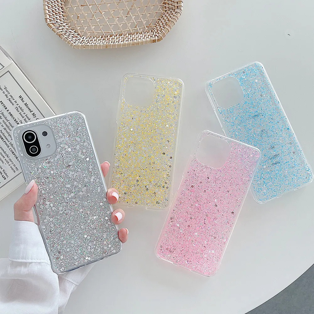 Glitter Phone Case for samsung galaxy NOTE 10 Lite Silicone Soft