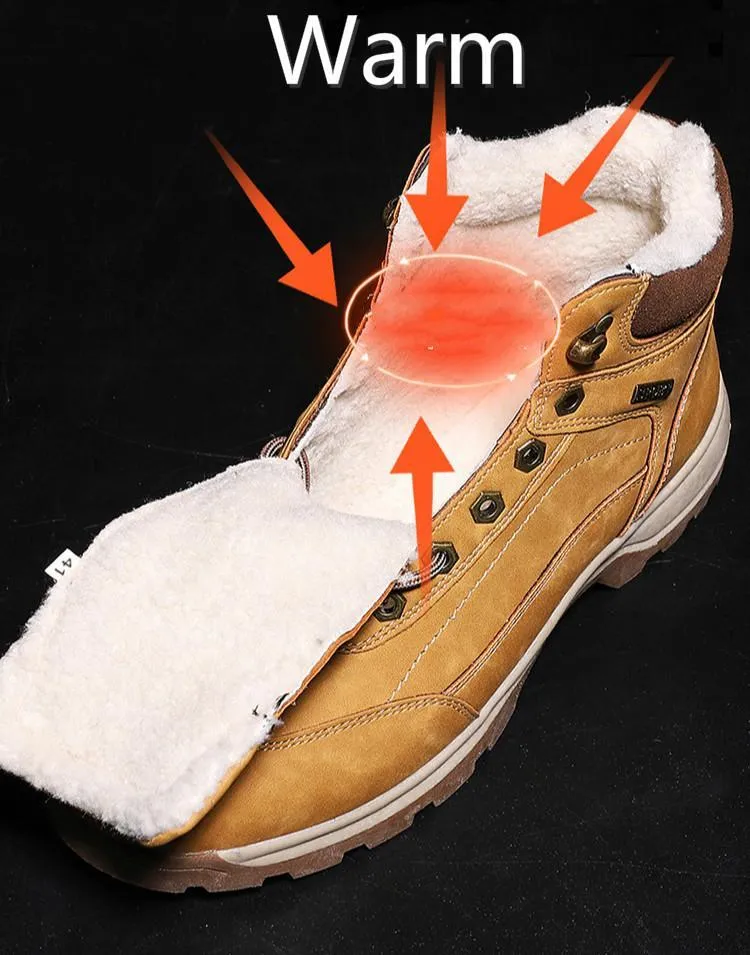 Stivali Da Lavoro Invernali Uomo – Impermeabili, Antiscivolo E Imbottiti Per Il Freddo - 2