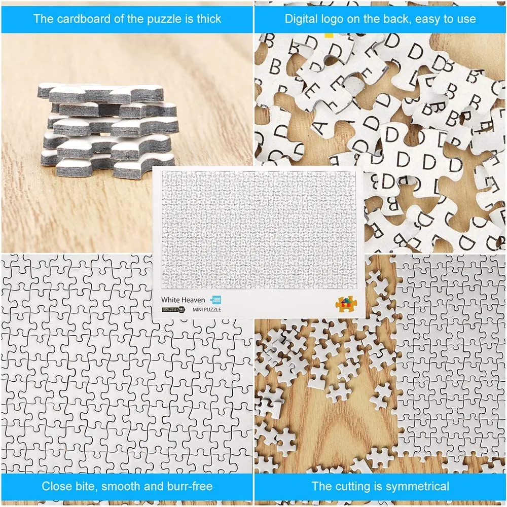 Cadre pour puzzle de 1000 pièces - 43 mm : Argent : : Jeux et  Jouets