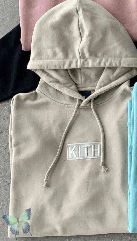 Herenontwerper Hoodie Luxe Hoody Hoodies voor kith hoodie sweatshirts dames pullover katoenen brief lange mouw kith trui mode mode huute man kleding kith 1814